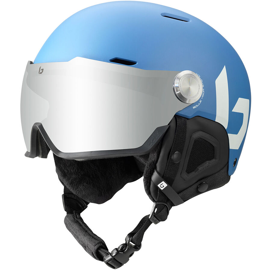 MIGHT VISOR, Yale Blue Matte-Brown Gun Cat 2, hi-res